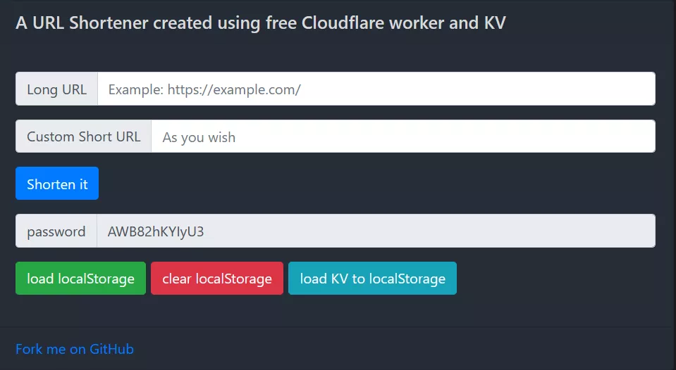 利用cloudflare自建短链服务